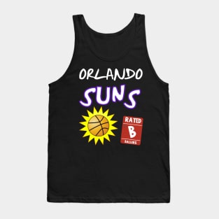 Orlando Suns Basketball Squad Warmup Jersey (RETRO) (Rated B Edition) Tank Top